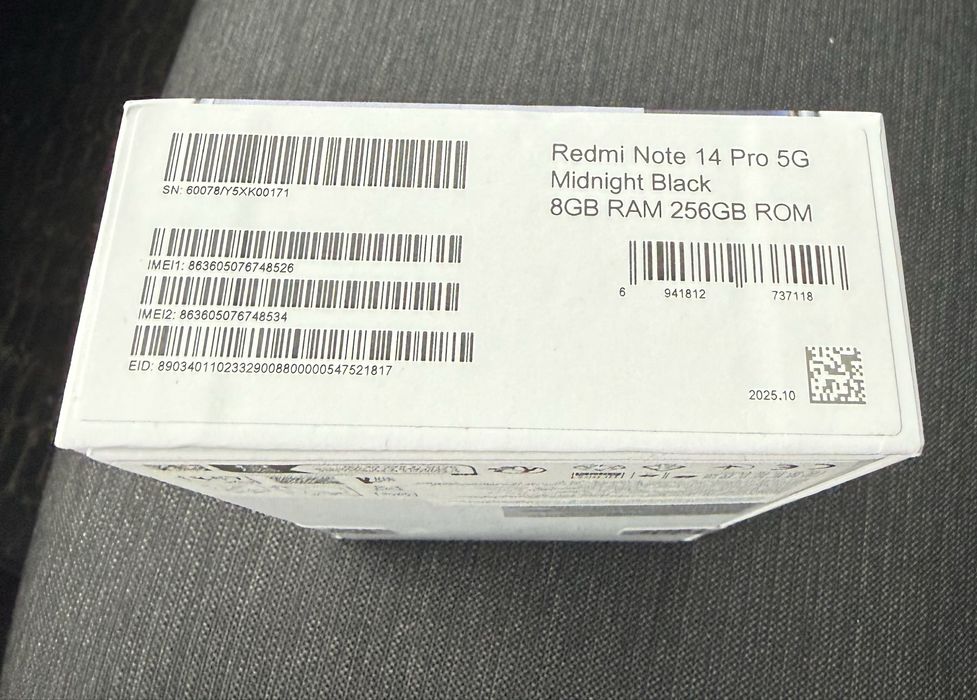 Vand Xiaomi Redmi Note 14 Pro 5G - sigilat