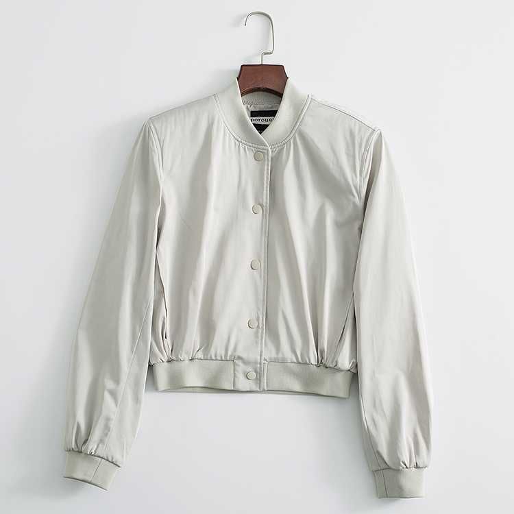 Сатиновый атласный бомбер Зара куртка пиджак 44 - 46 серый серебристый
