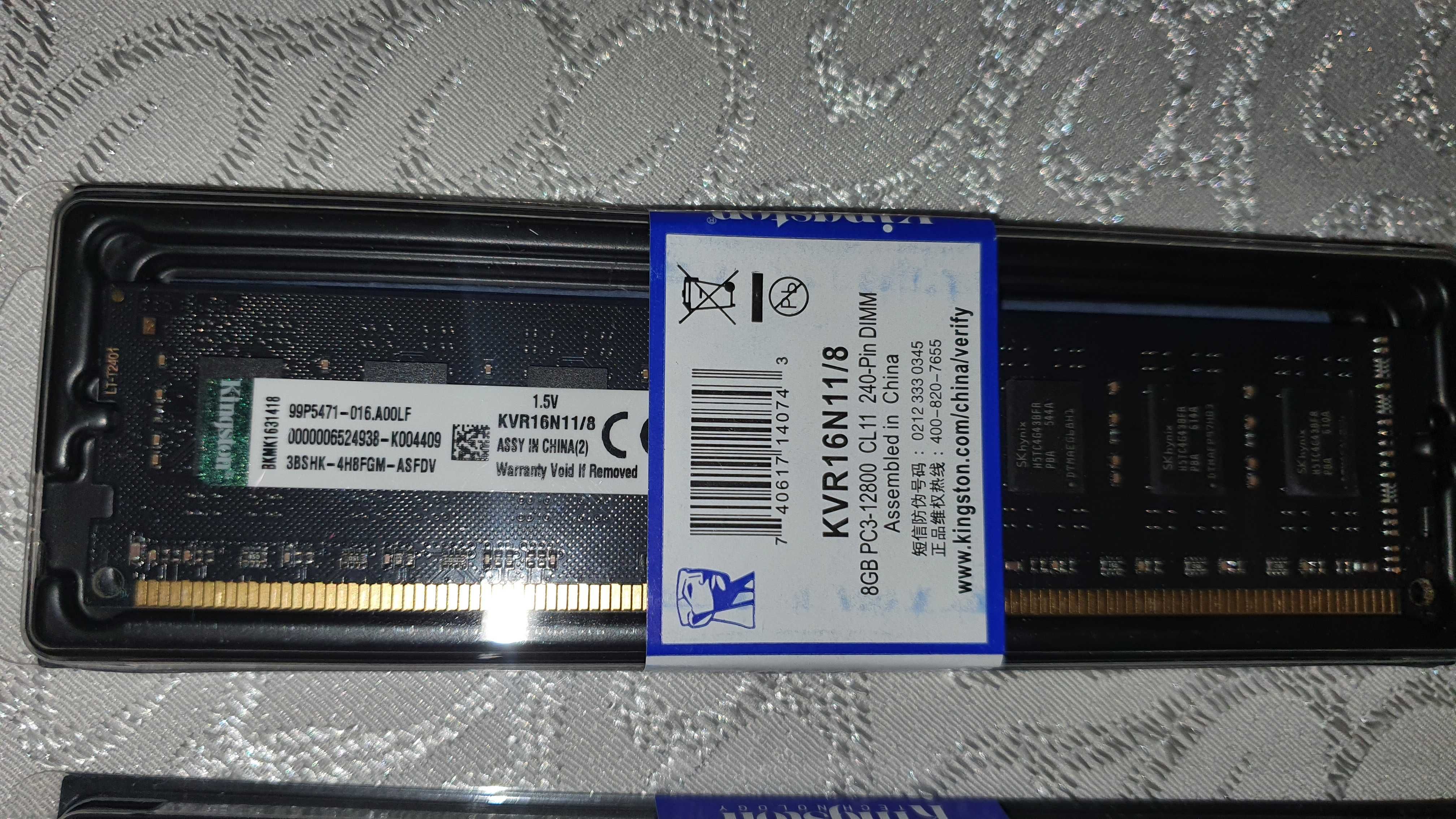 Продам оперативную память (ОЗУ) Kingston DDR3 8 Gb 1600MHz