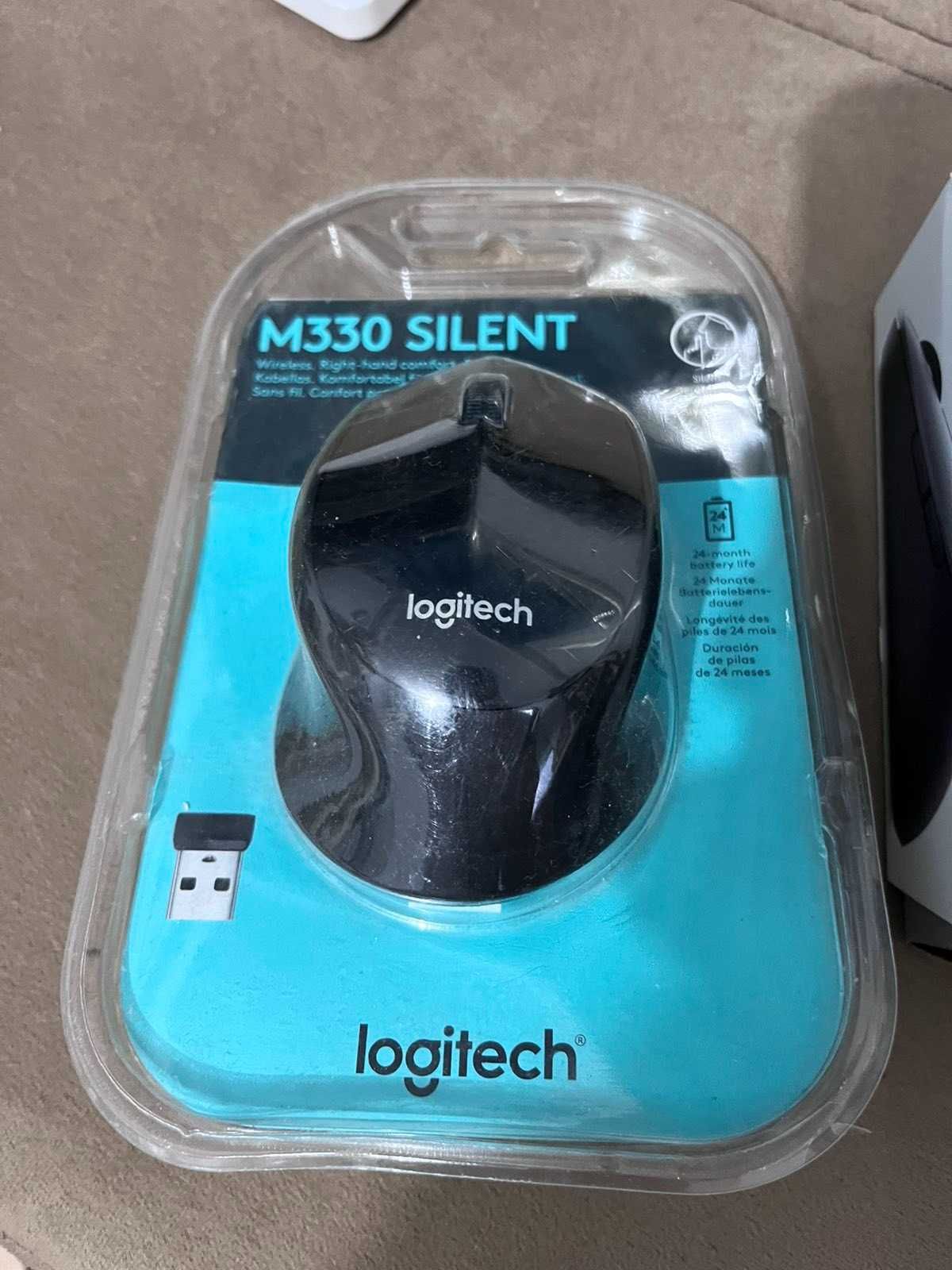 Нова Dell MS5120W Pro безжична мишка 570-ABHL Logitech m330 Silent