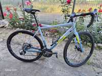 Bicicleta gravel Cube Nuroad Greyblue/Lime marimea 56 an 2022