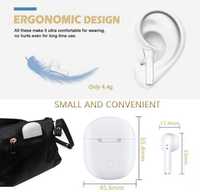 Bluetooth слушалки 5.0,стерео 3D звук,дълбок бас iPhone/Android