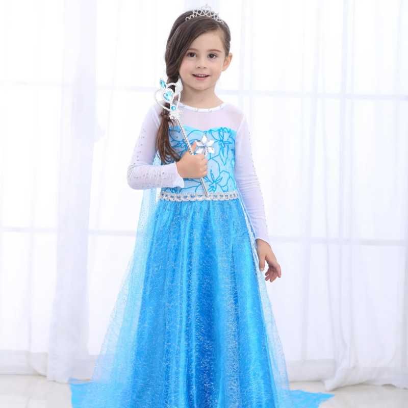 Costum fetita FROZEN - ELSA, regina zapezii