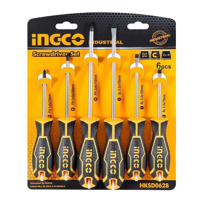 Set 6 surubelnite de precizie cr-v ingco