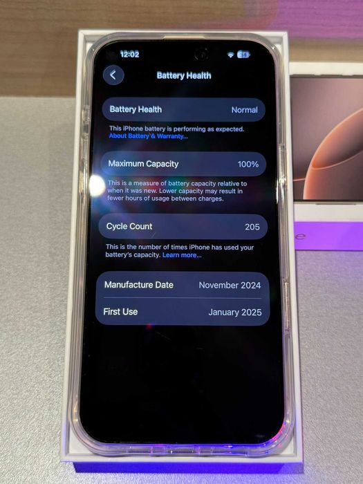 iPhone 16 Pro Max - Desert Titanium, 256GB, 100% Батерия + Гаранция