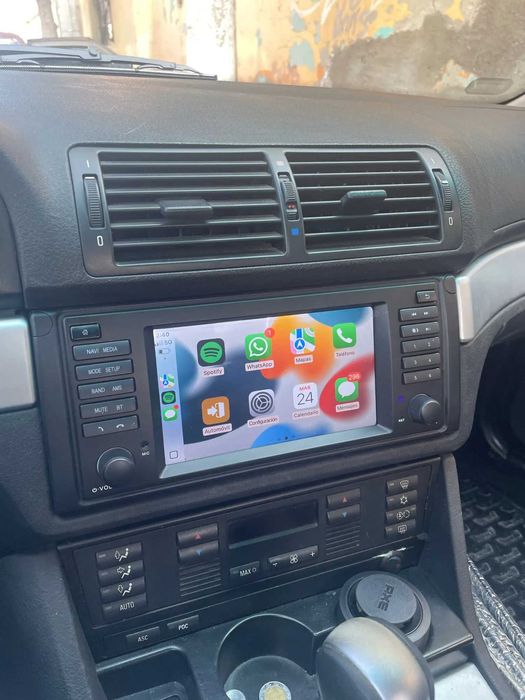 Navigatie BMW E39 E38 cu Carplay si Android Auto 4GB RAM