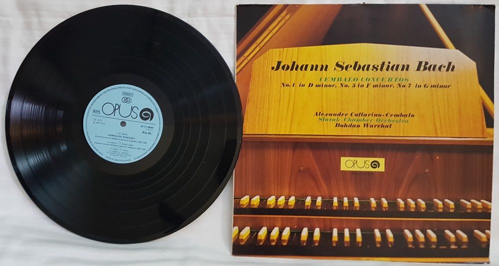 Colectie muzica - 8 discuri de vinil - Johann Sebastian Bach.