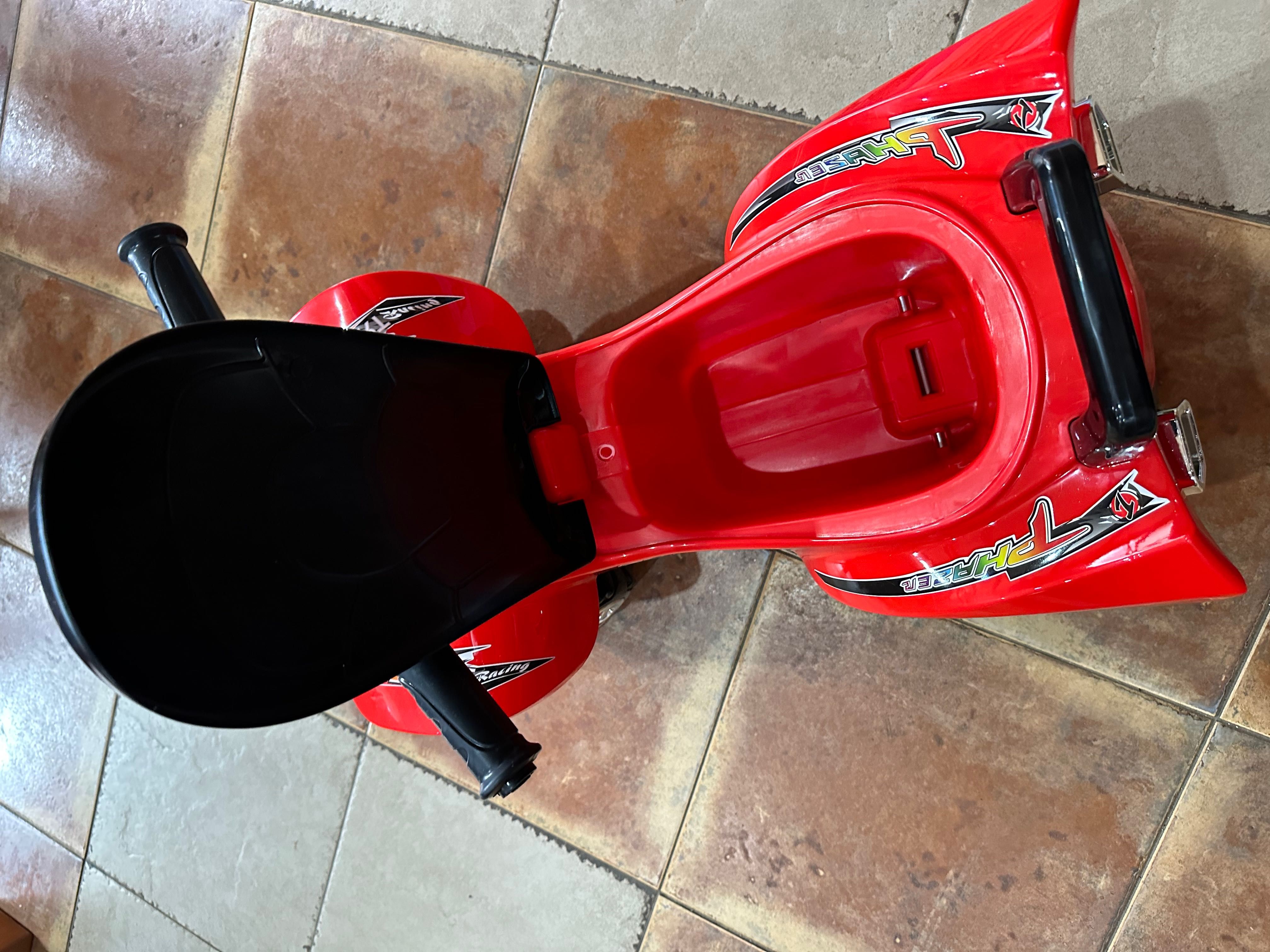 Детско Бъги за возене / бутане с крака Ride-On Motorcy Червено