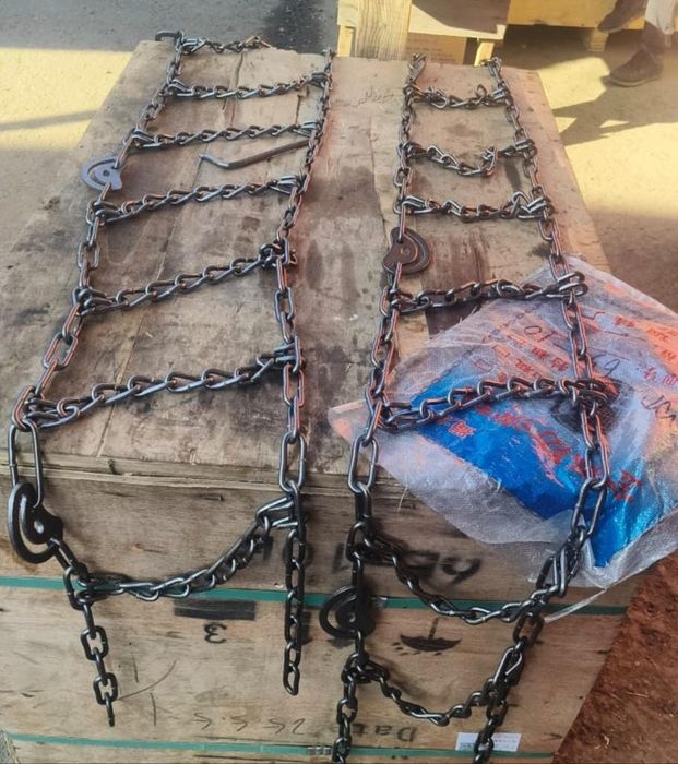 Цепи противоскольжения на кару усилиные  ( Вилочный погрузчик)