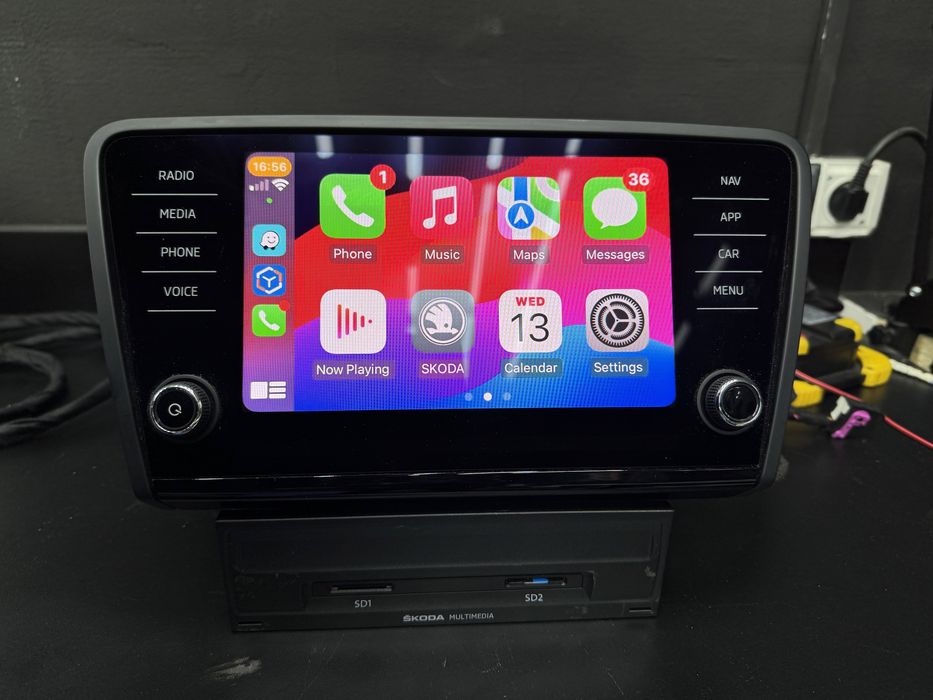 Navigatie + Display MIB 2 DISCOVER media SKODA OCTAVIA