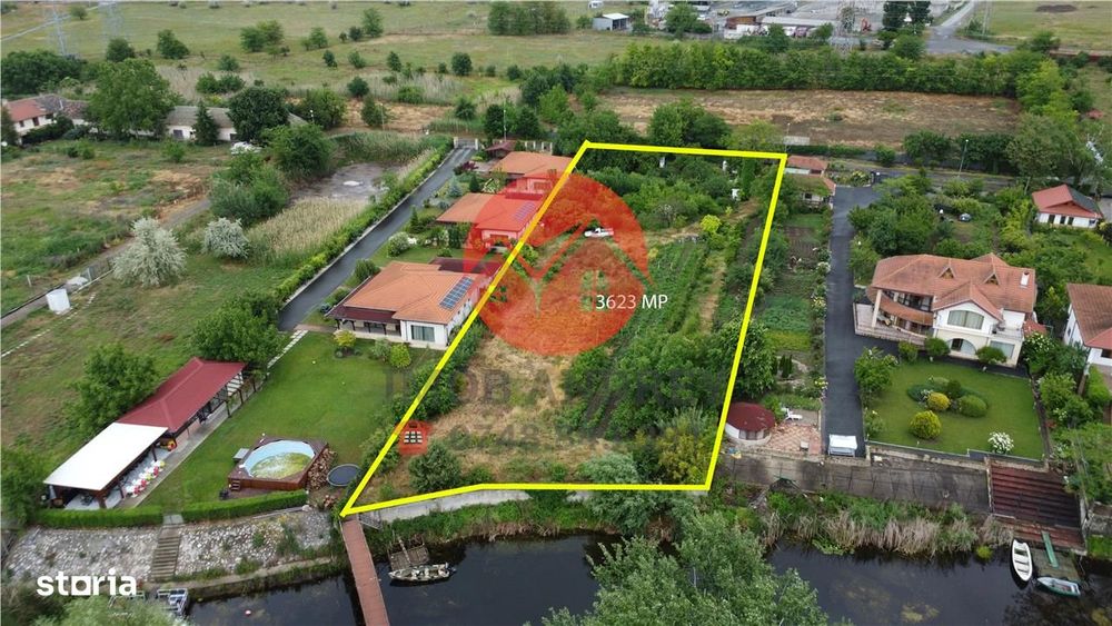 Teren 3623 mp cu iesire la Lacul Casla, ideal hotel, pensiune, restaur
