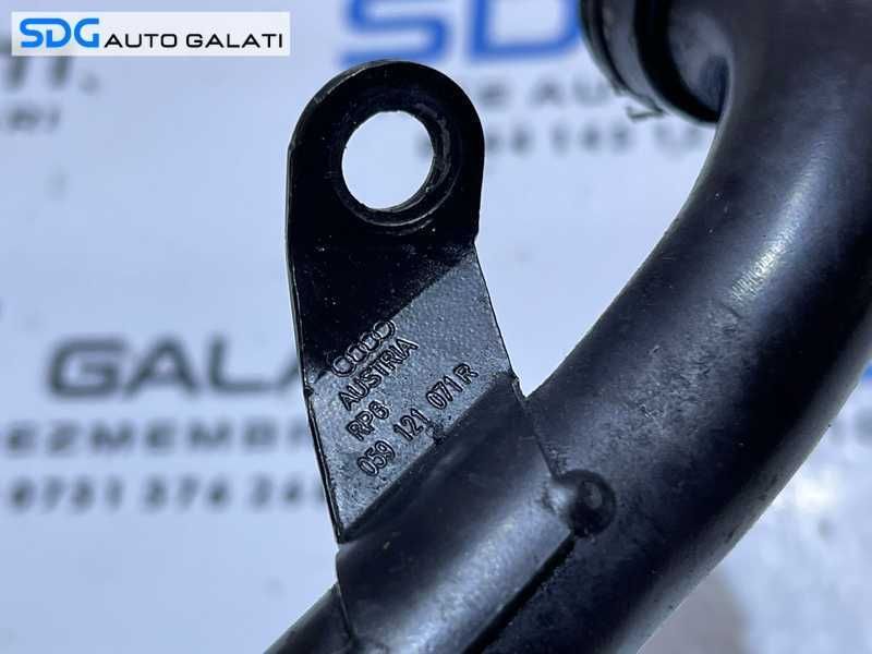 Teava Conducta Apa Motor Audi A4 B7 2.5 TDI V6 BDG 2005 - 2008 Cod 059121071R [V0300]