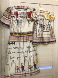 Платья из оригинальной ткани Dolce&gabbana