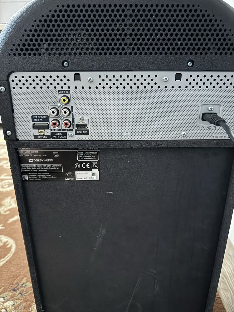 Sistem audio High Power Sony MHC-V21D