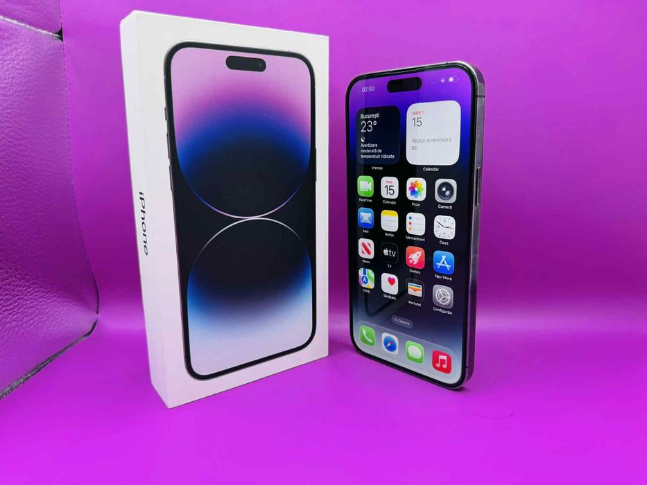 iPhone 14 Pro Max Purple 256GB impecabil