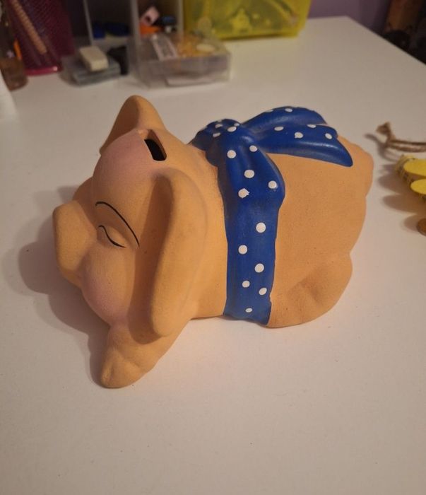 Vintage касичка прасенце