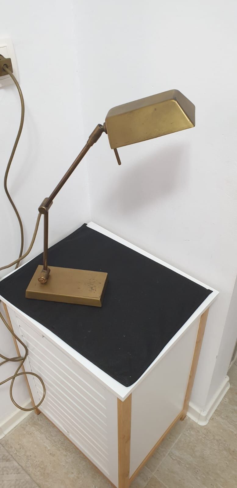 Accesoriu decorațiune mass birou alama SUA 1950 Koch Lowy