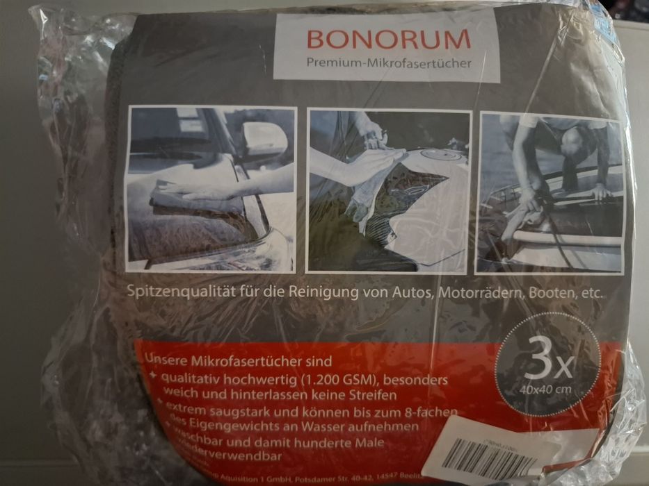 Bonorum lavete microfibra 100% set de 3 40×40