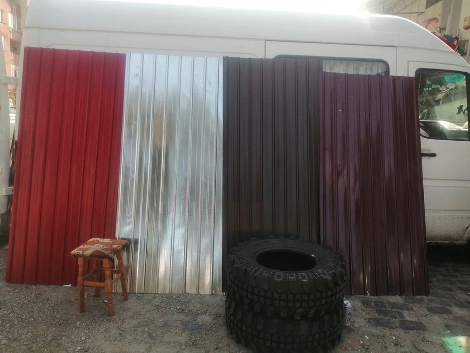 Tablă cutată zincata zinc aluminiu colorată preț negociabil transport