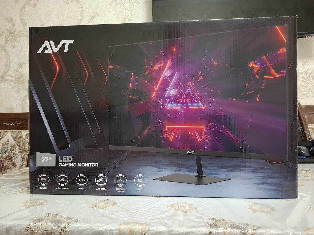 AVTECH 27 Duym 165 HZ Monitor Sotiladi YANGI