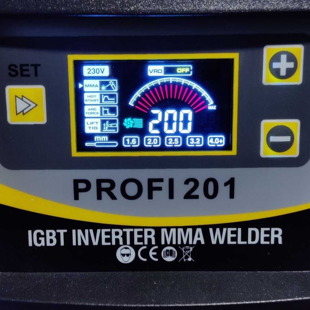 Aparat de Sudura VELT PROFI 201 DC Profesional 200Amp Stoc Mogosoaia
