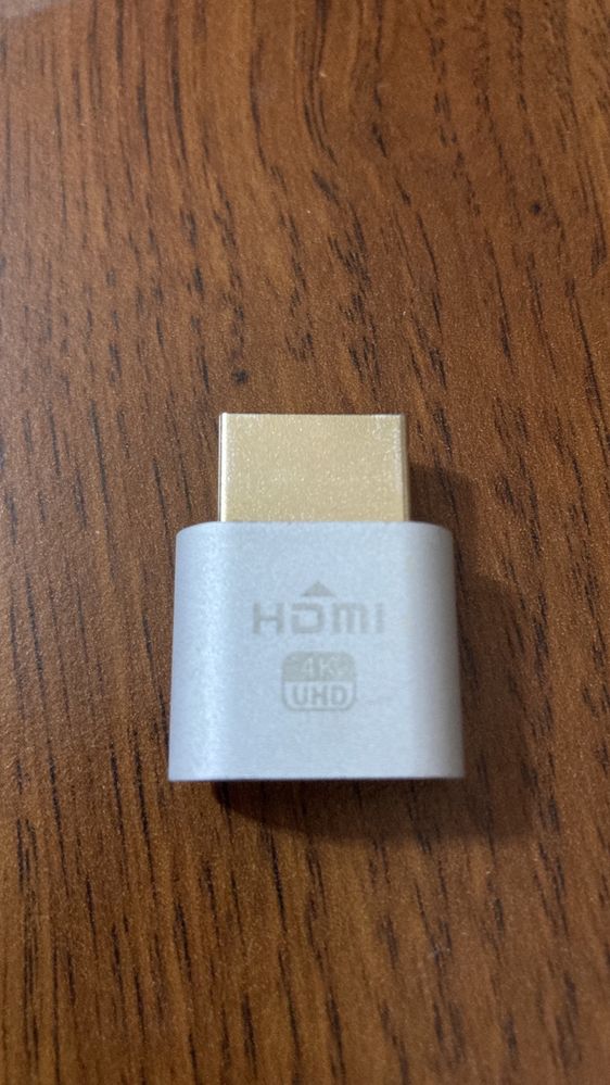 Адаптер, эмулятор дисплея  HDMI 4К XT-Xinte