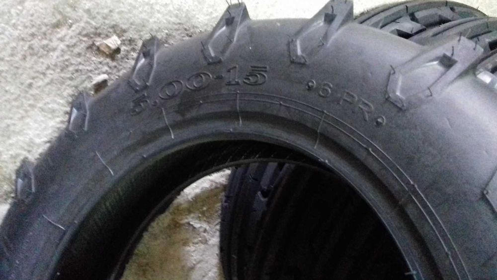 anvelope Noi motoagricola 5.00-15 cauciucuri rezistente tractor