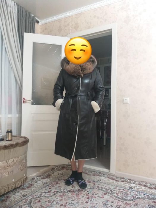 Дубленка кожанная