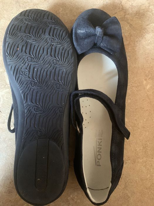 Обувки естествен велур - 36/37 НОВИ