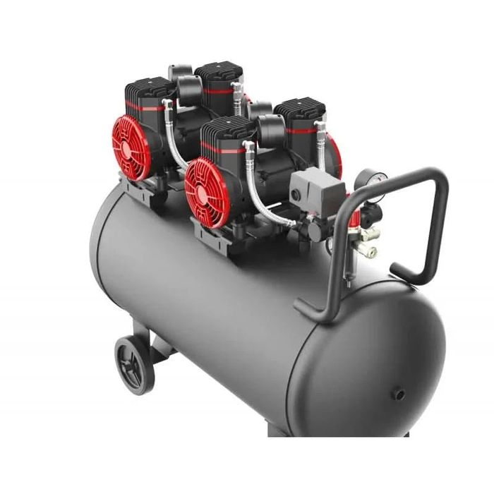 Compresor fara ulei silentios , 100L / 1500W x 2 ,528l/m KD1392