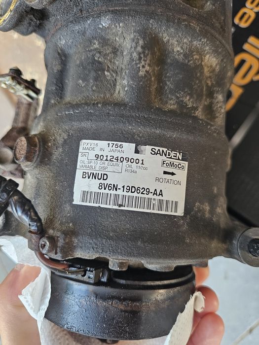 Vând compresor Sanden, Mazda 3/Volvo 1.6 116 cai euro5 pentru reparat