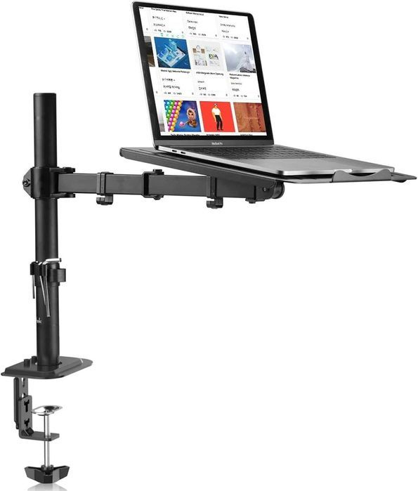 Suport perete Suptek MD6421TP004 pentru monitor + tavă laptop