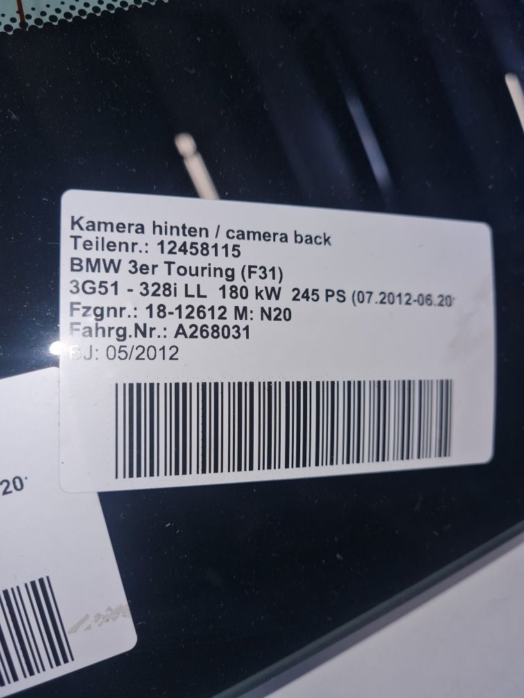 Luneta haion  completa BMW seria 3 F31 / an -2012-2018 BREAK OEM