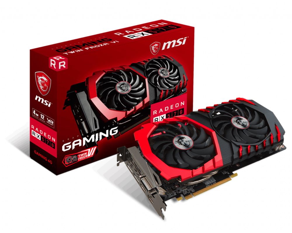 Placa video MSI Radeon RX570 4GB