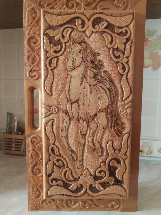 Нарды из дерева, ручная работа