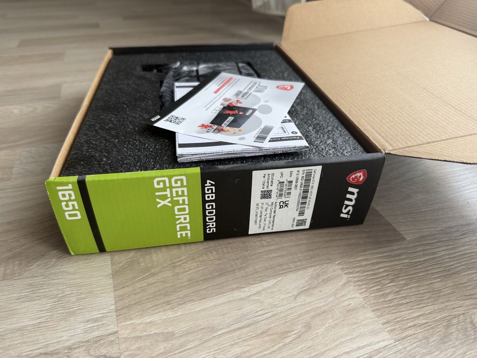 Nvidia geforve gtx 1650 oc msi