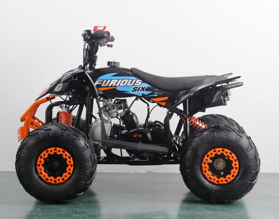 Atv copii NCX Furious Six Sport 6" 125cc 4T benzina negru/portocaliu