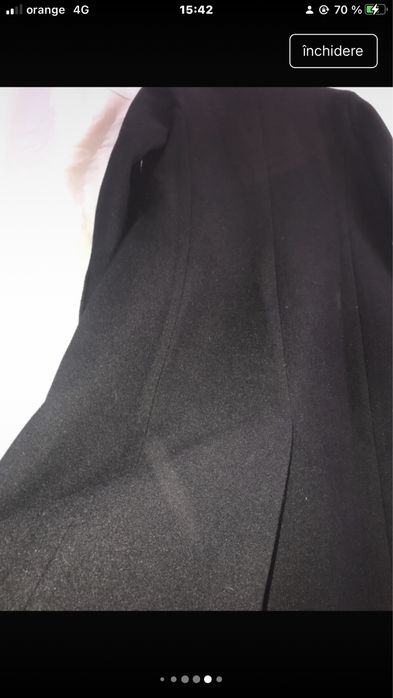 Pardesiu Palton negru