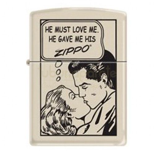 bricheta Zippo originală nouă cutie he gave me his zippo  legend cadou