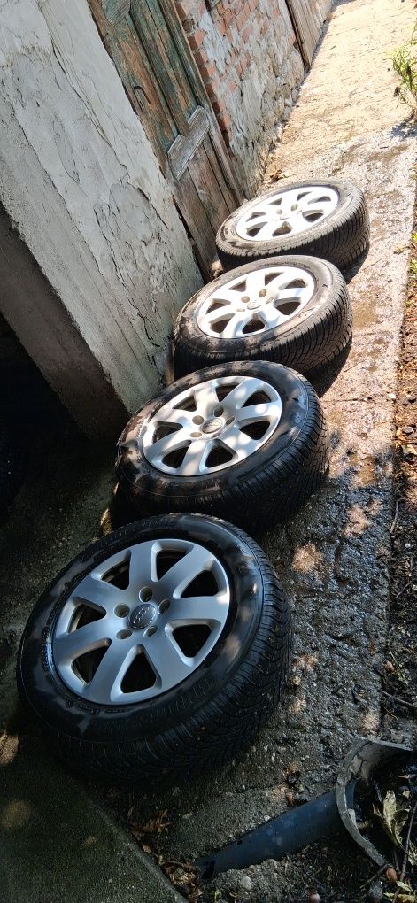 Оригинални Джанти със Зимни гуми 18 за A6,Q7, Tuareg, Cayenne