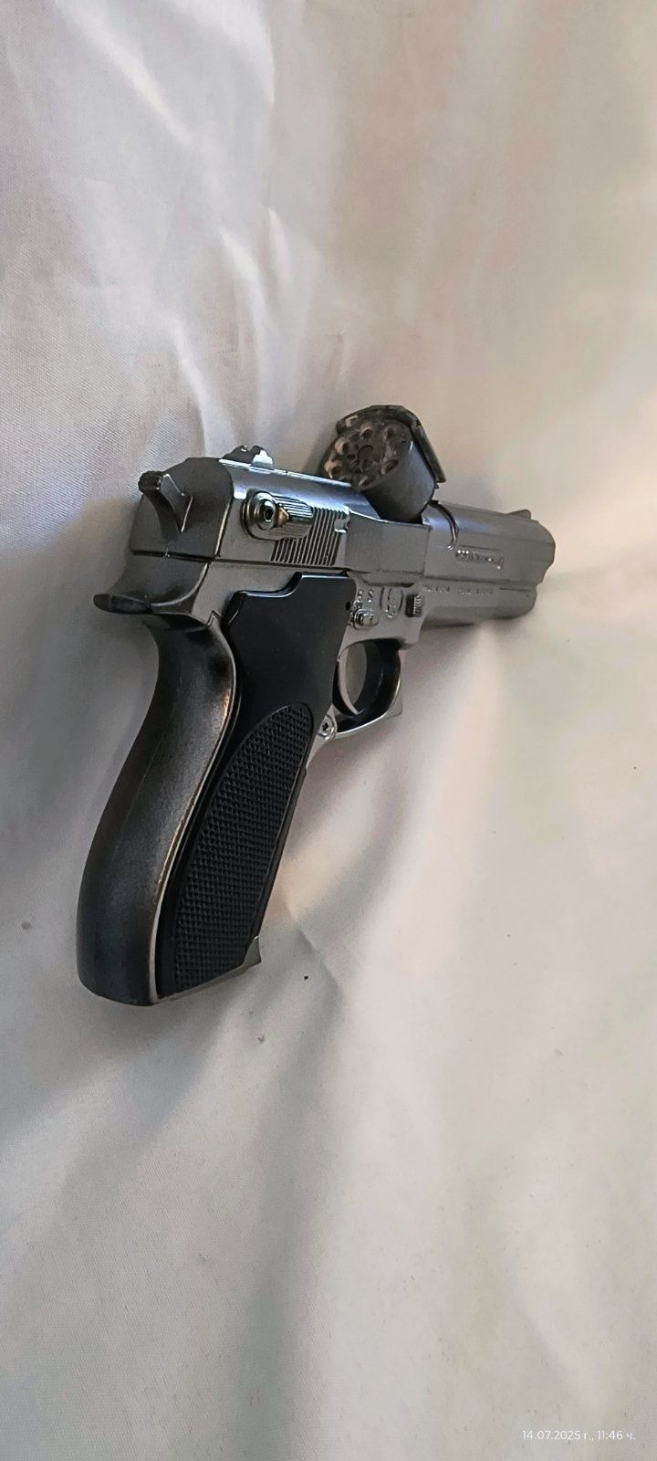 Метален пистолет с капси Colt 1911 комплект с кобур