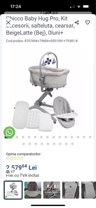 Vand cosulet - patut bebe Chicco