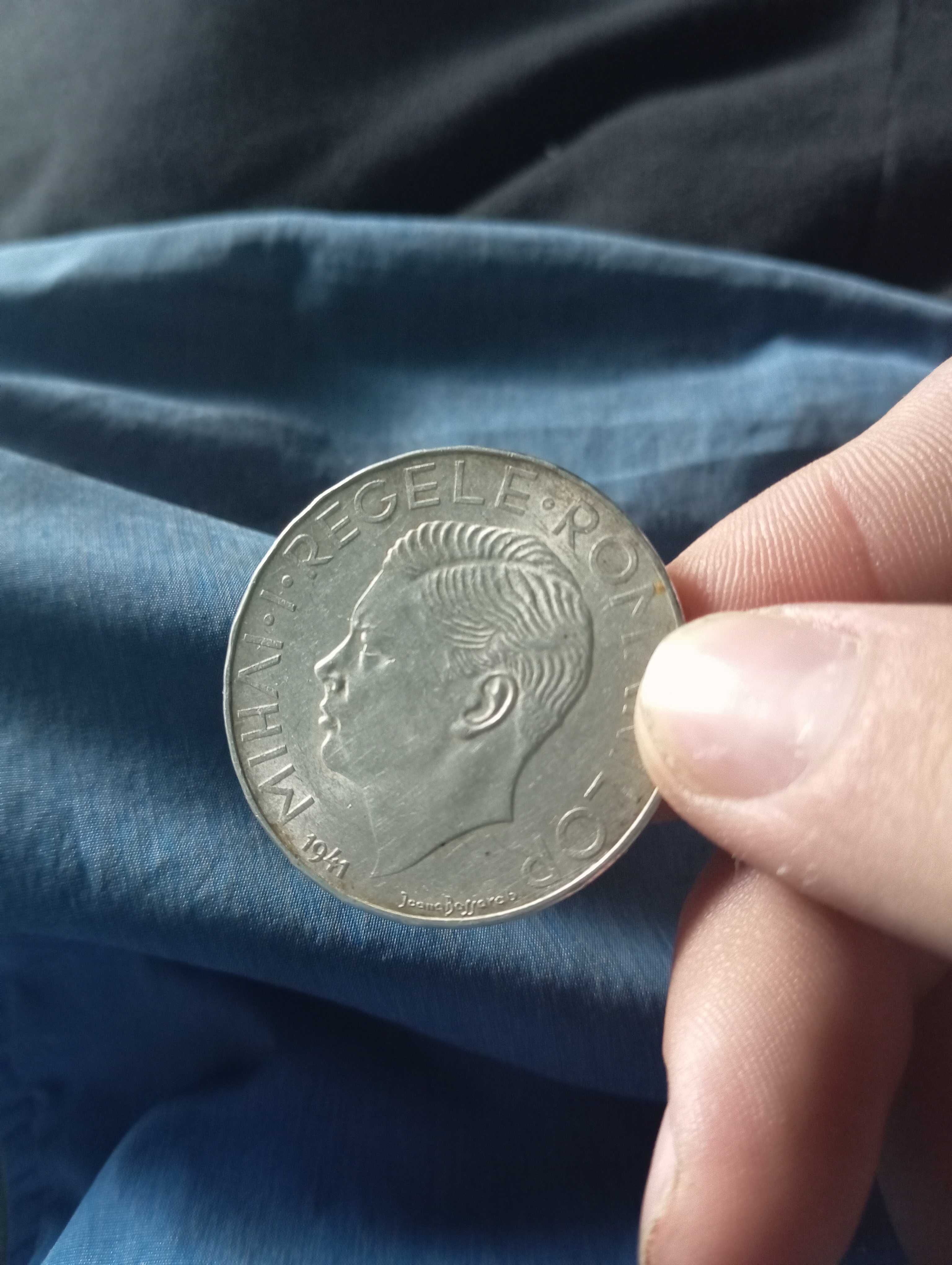 Moneda veche 1941 Mihai I argint