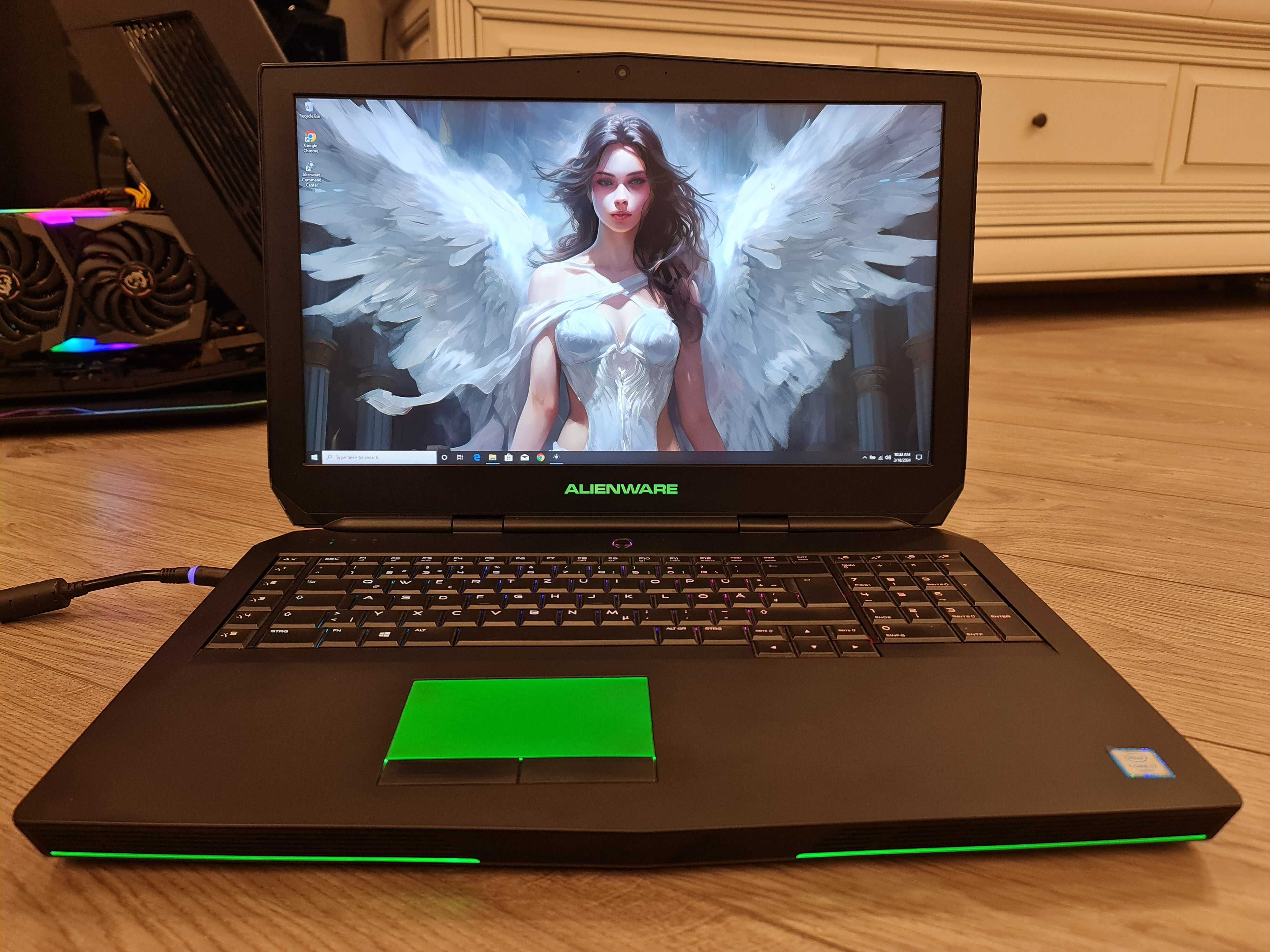 Laptop gaming Alienware ,intel core i7-6820HK ,video 8 gb nvidia, 17,3