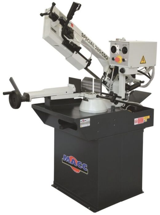 MACC SPECIAL 280 CSO , fierastrau cu banda profesional , coborare auto