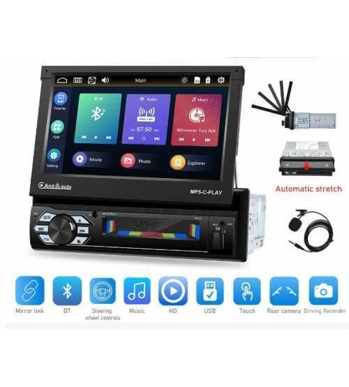 Dvd Auto Player, Motorizat, Radio, Bt, Video, Camera Inclusa