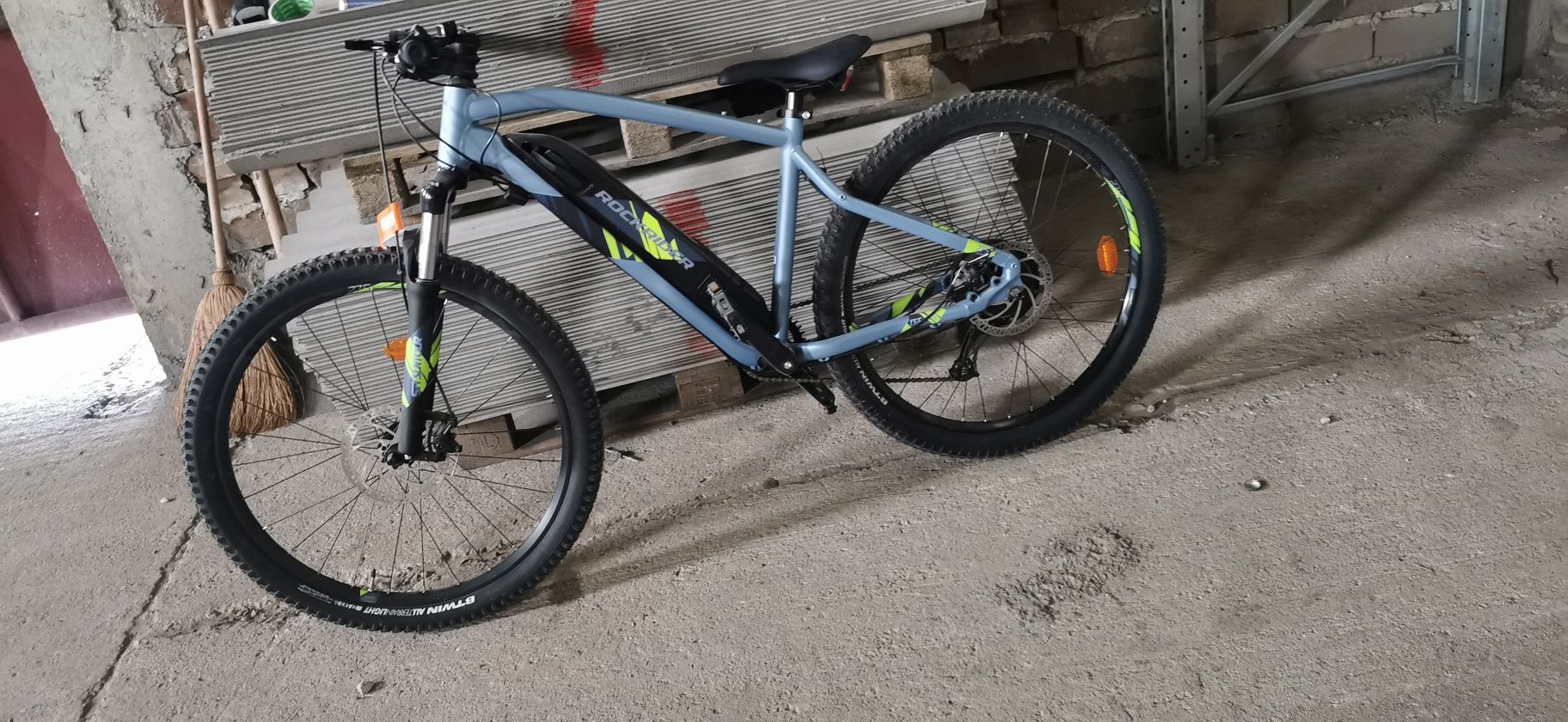 Bicicletă electrică MTB E-ST 100 27,5" Albastru