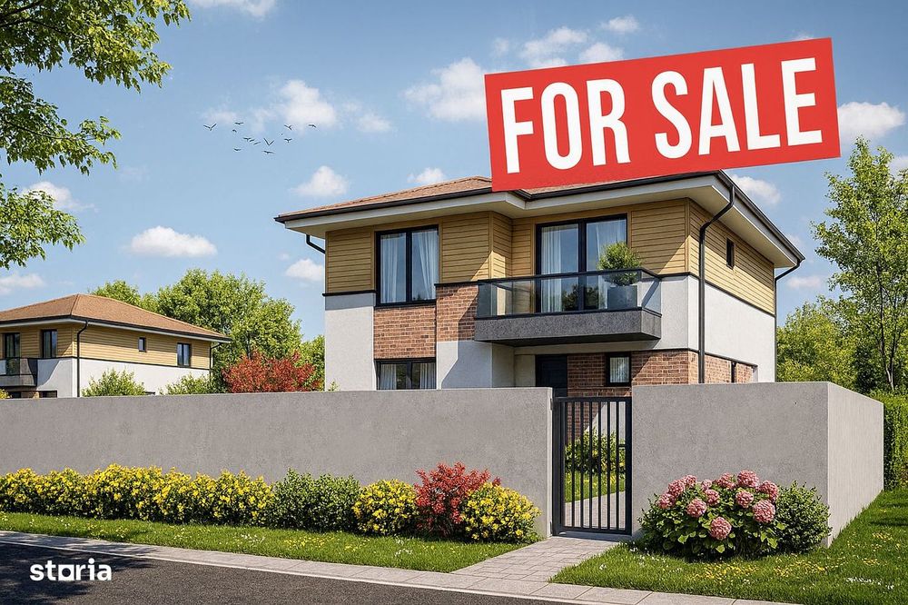 |Proiect la cheie|Teren 400mp2|Panouri Fotovoltaice|Dragomiresti Deal|