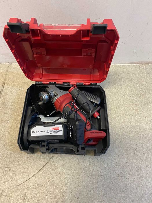 030226	R20 Ъглошлайф Ø125mm 4Ah RDP-SPAG20 Set