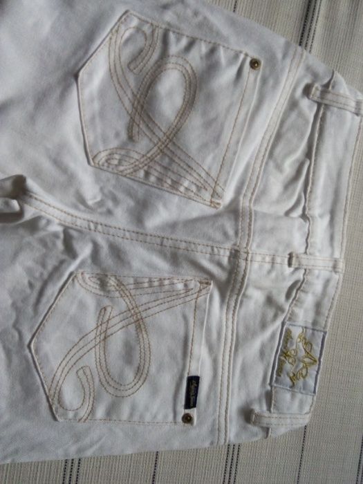 Jeans skinny albi bumbac XS 32de